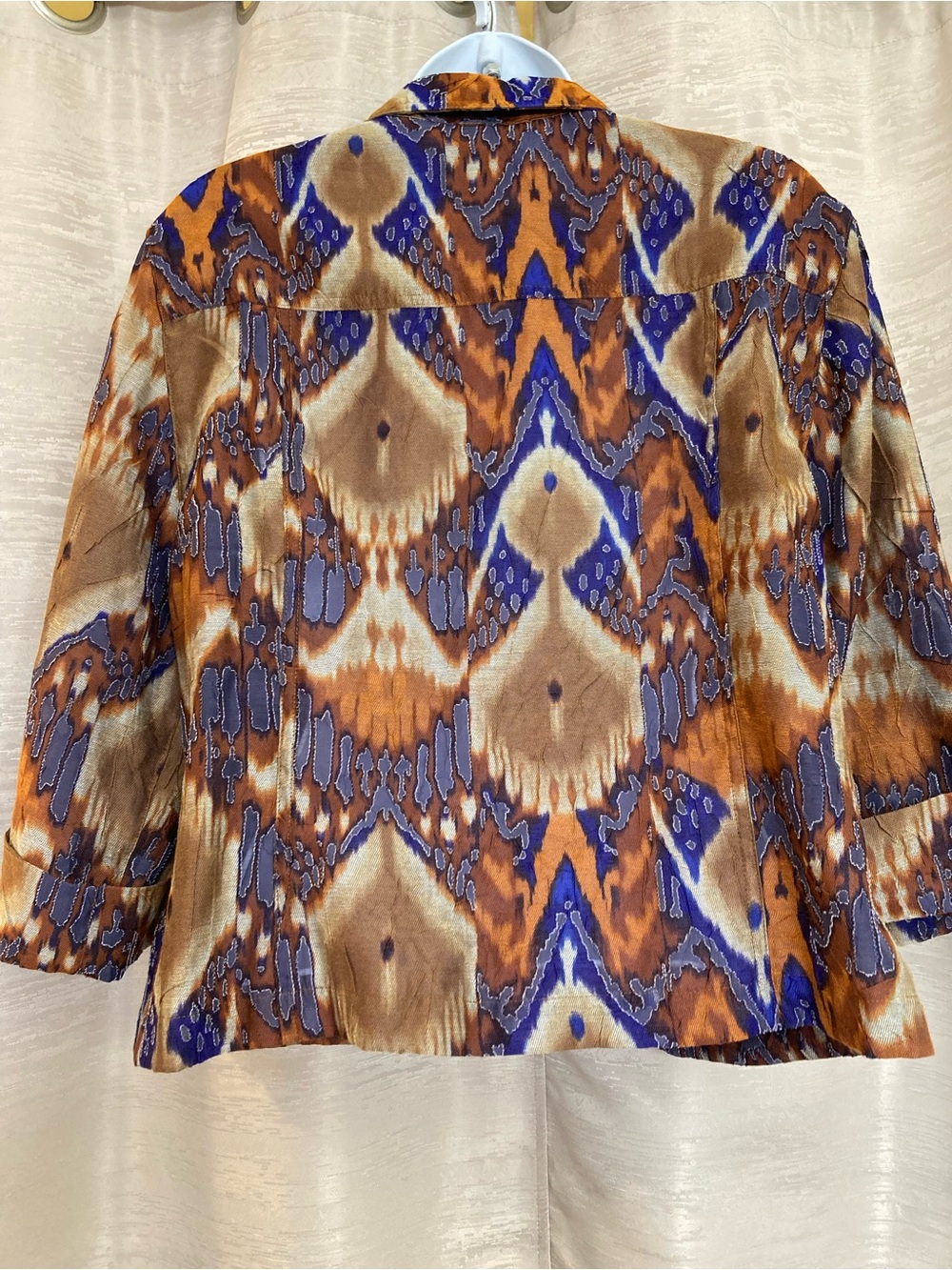 Ruby Rd. Women’s Multicolor Patterned Button-Front Jacket - Picture 2 of 11